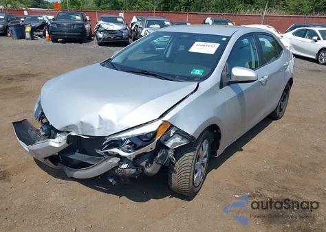 2016 Toyota Corolla Le from USA, damaged, VIN 2T1BURHE6GC723661
